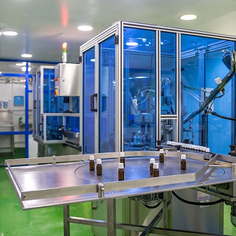 A GMP-Complient Pharmaceutical Production Facility with Advanced Technology